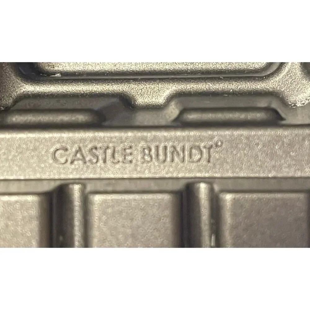 Nordic Ware Cast Aluminum Castle Bundt Cake 10 Cup Baking Pan USA
